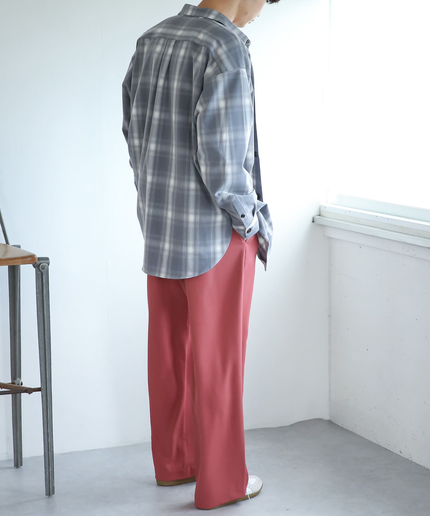 SENSE OF PLACE by URBAN RESEARCH「『セットアップ対応』『イージーケア』ダブルタックワイドスラックス」|その他|