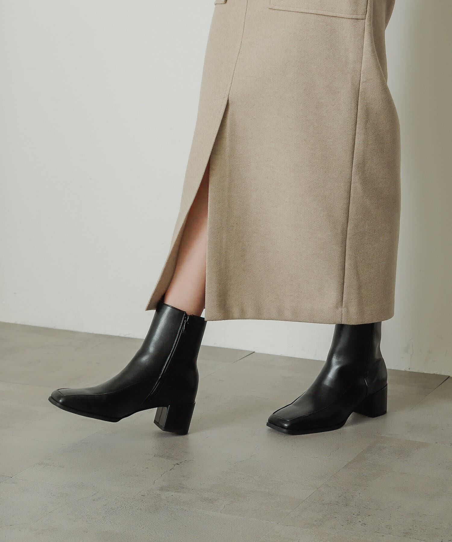 SENSE OF PLACE by URBAN RESEARCH「ワイドスクエアショートブーツ」|ショートブーツ|