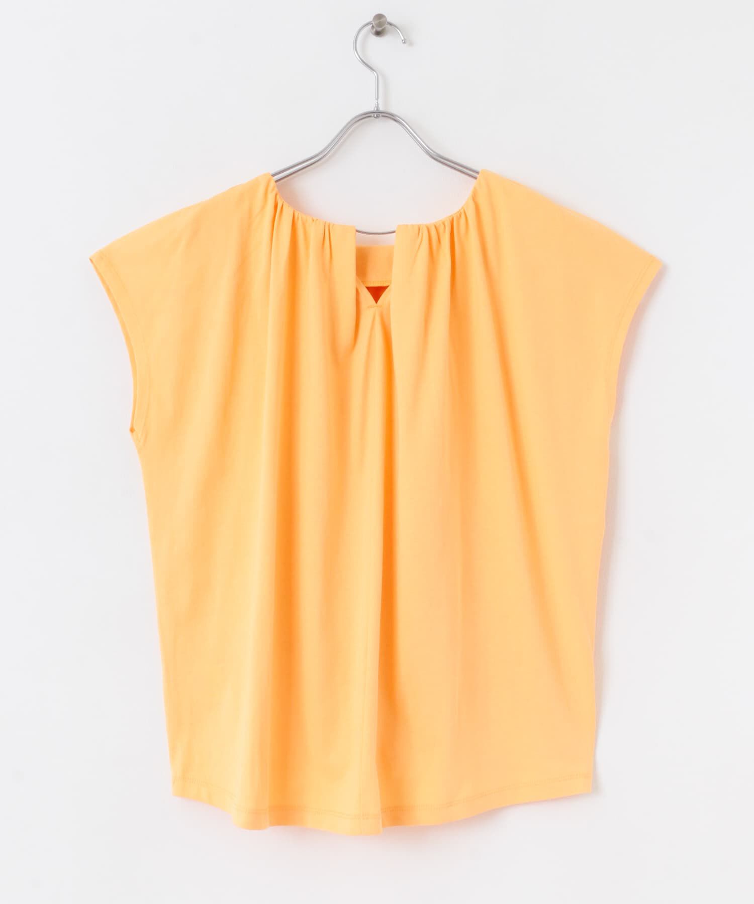 SENSE OF PLACE by URBAN RESEARCH「クールタッチフレンチスリーブタックブラウスTシャツ」|Tシャツ・カットソー|