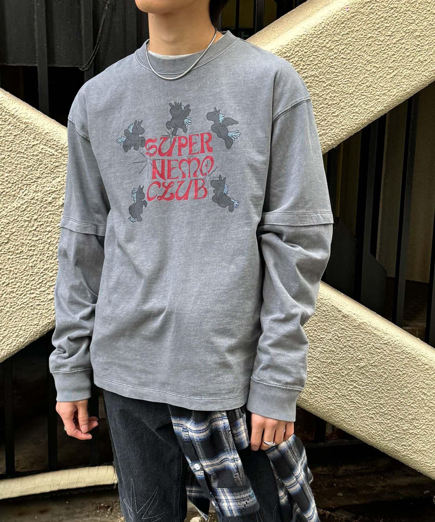 SENSE OF PLACE by URBAN RESEARCH「『別注』SHUHEI KOKI&times;SENSE OF PLACE　フェイクレイヤードTシャツ」|Tシャツ・カットソー|