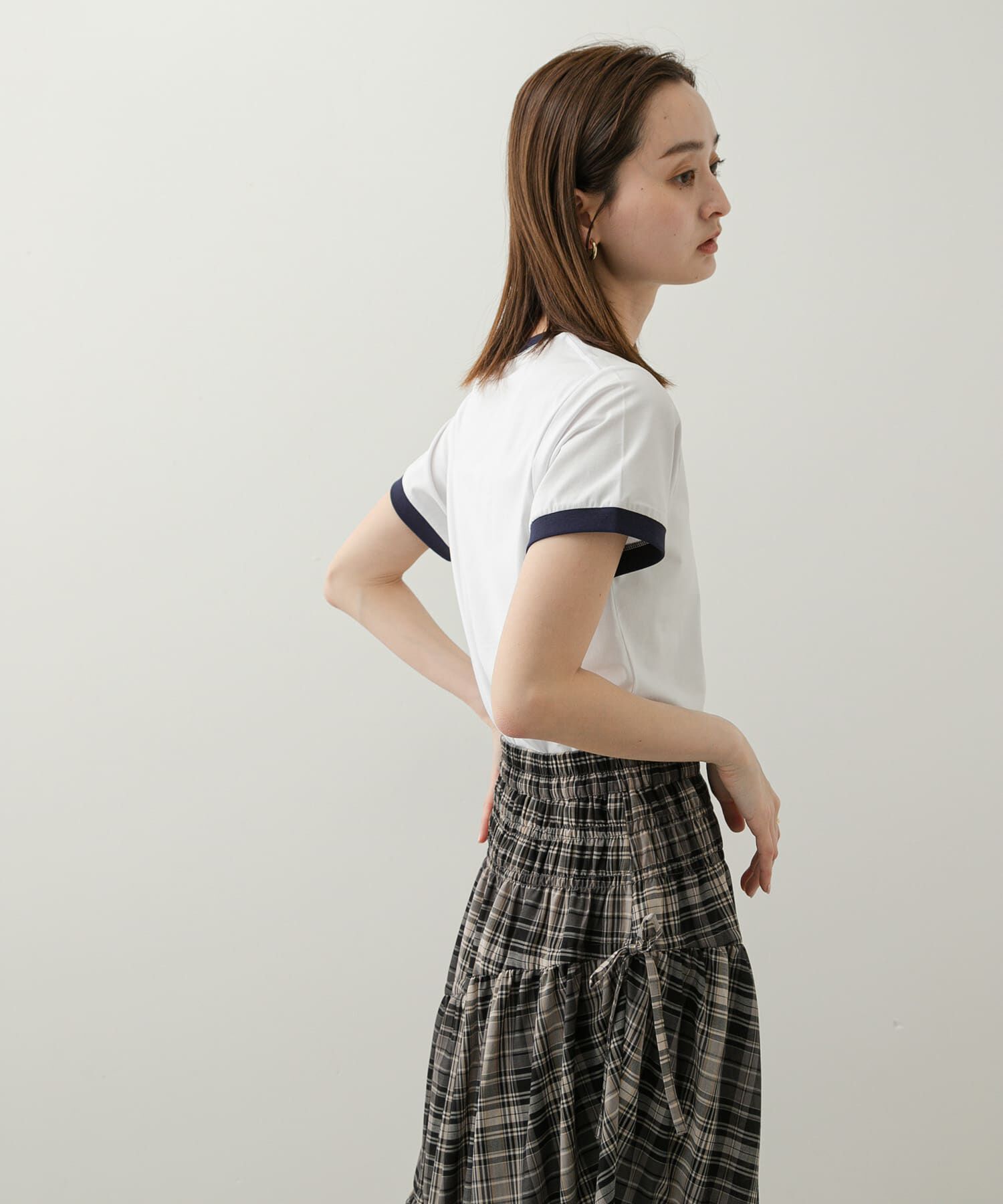 SENSE OF PLACE by URBAN RESEARCH「『別注』Casper&times;SENSE OF PLACE/リンガーTシャツ」|Tシャツ・カットソー|