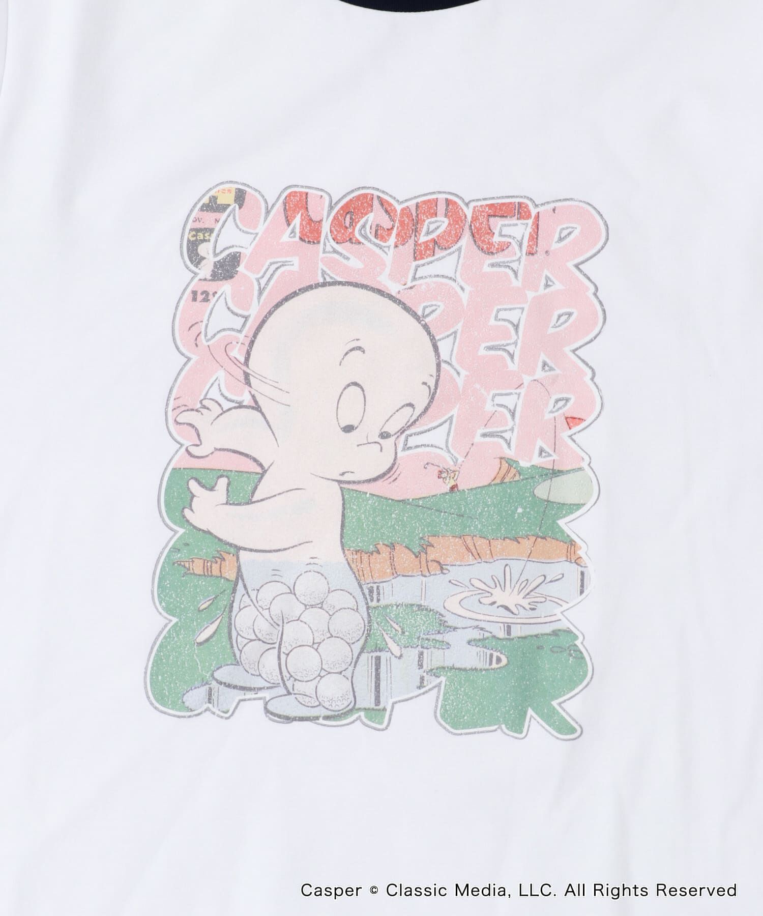 SENSE OF PLACE by URBAN RESEARCH「『別注』Casper&times;SENSE OF PLACE/リンガーTシャツ」|Tシャツ・カットソー|
