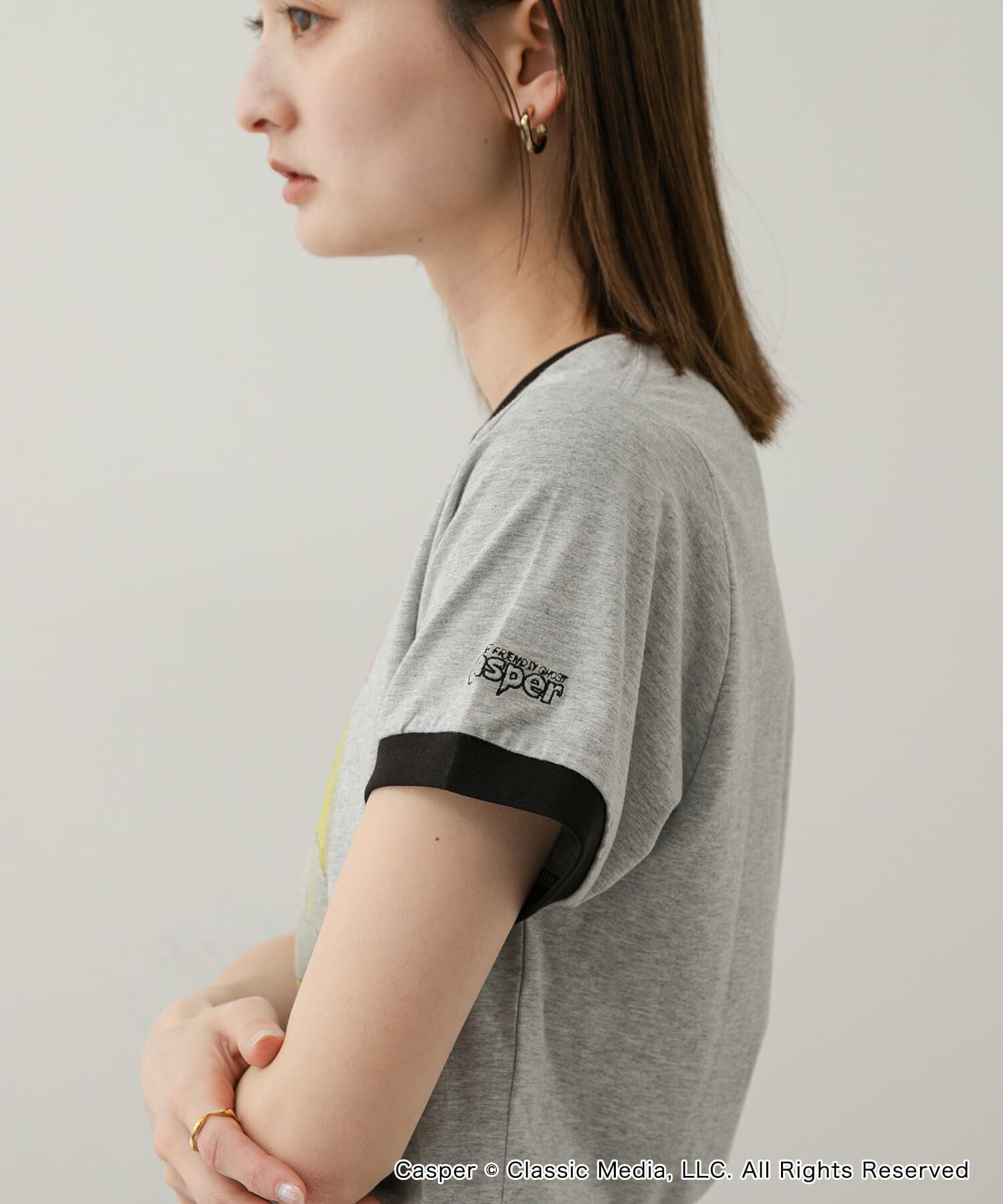 SENSE OF PLACE by URBAN RESEARCH「『別注』Casper&times;SENSE OF PLACE/リンガーTシャツ」|Tシャツ・カットソー|