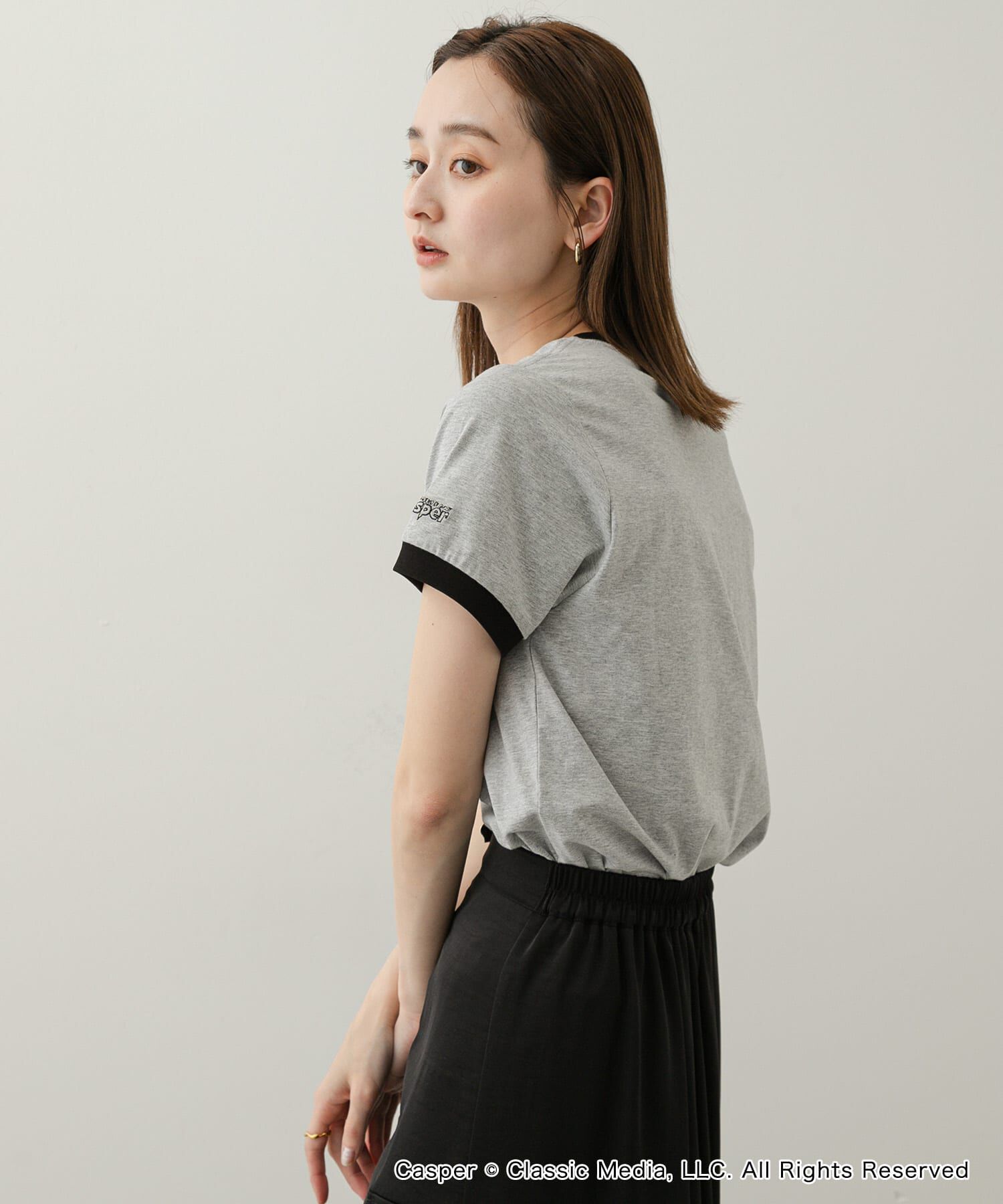 SENSE OF PLACE by URBAN RESEARCH「『別注』Casper&times;SENSE OF PLACE/リンガーTシャツ」|Tシャツ・カットソー|