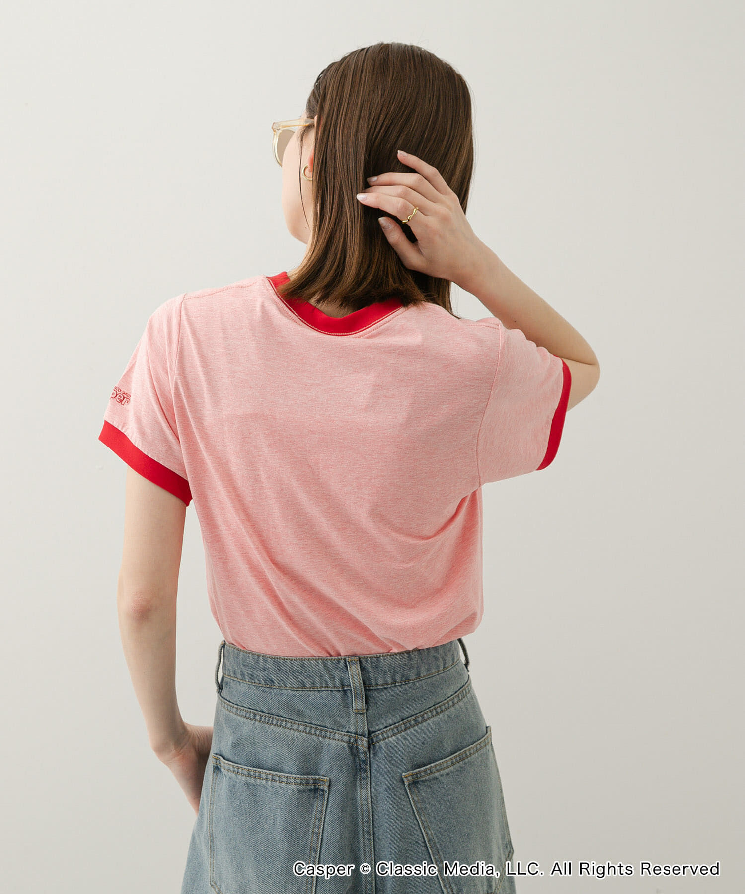 SENSE OF PLACE by URBAN RESEARCH「『別注』Casper&times;SENSE OF PLACE/リンガーTシャツ」|Tシャツ・カットソー|