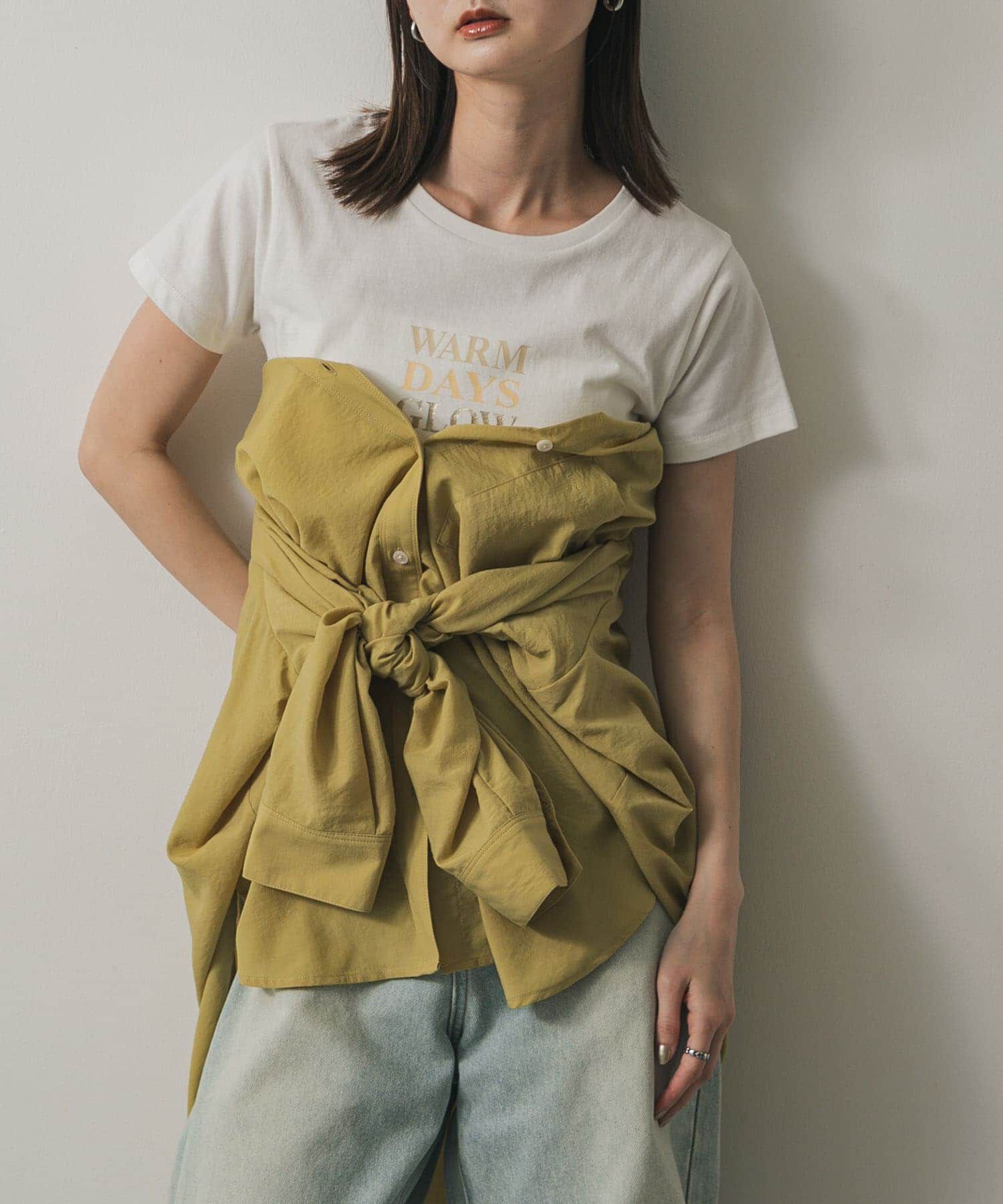 SENSE OF PLACE by URBAN RESEARCH「リネンライクショルダースリットシャツ」|シャツ・ブラウス|