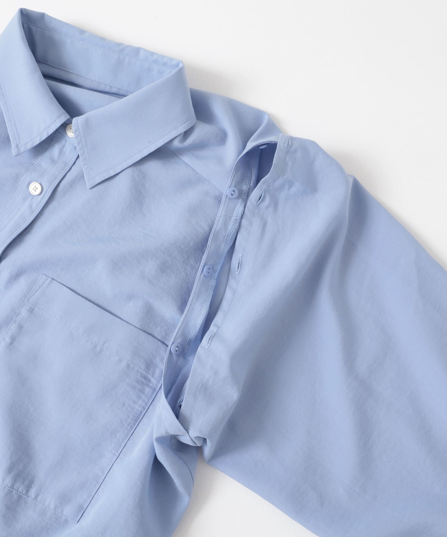 SENSE OF PLACE by URBAN RESEARCH「リネンライクショルダースリットシャツ」|シャツ・ブラウス|