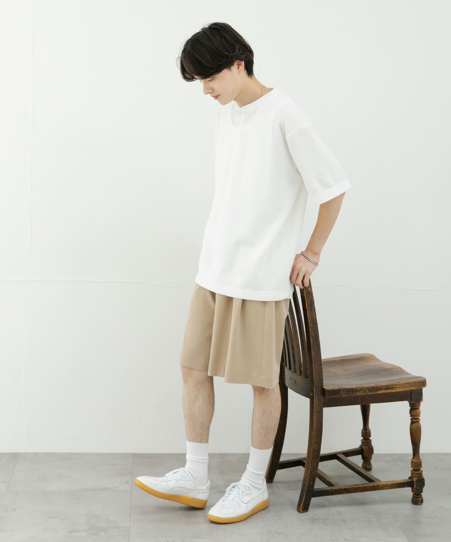 SENSE OF PLACE by URBAN RESEARCH「ヘンリーネックカノコプルオーバー」|Tシャツ・カットソー|