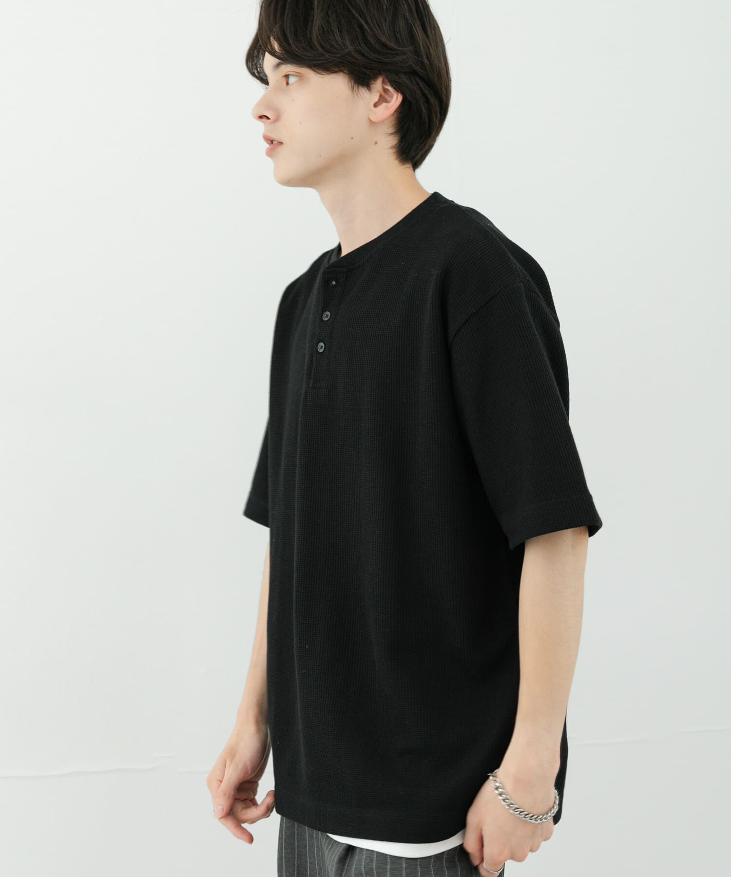 SENSE OF PLACE by URBAN RESEARCH「ヘンリーネックカノコプルオーバー」|Tシャツ・カットソー|