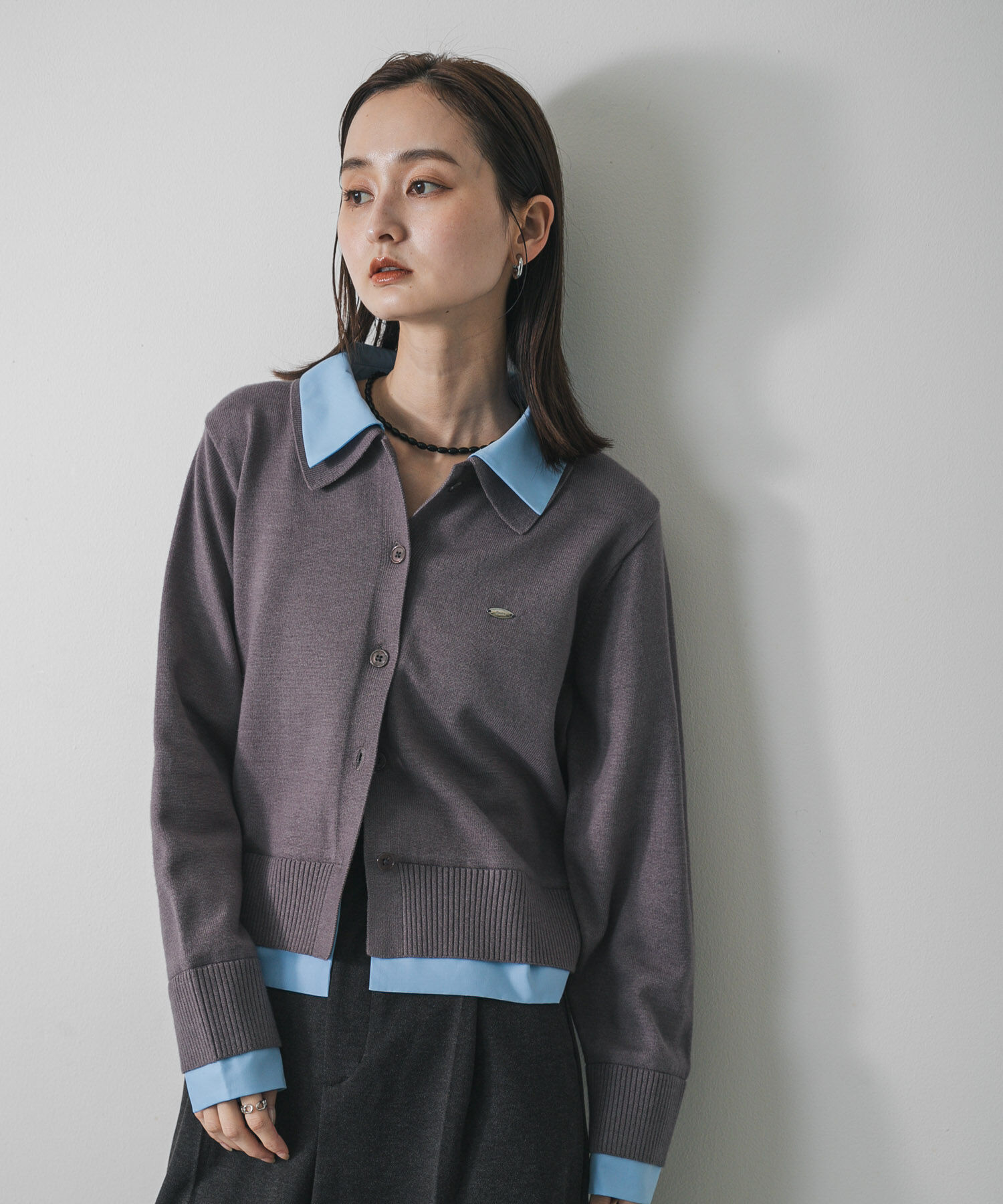SENSE OF PLACE by URBAN RESEARCH「シャツドッキングニットカーディガン」|ニット・セーター|