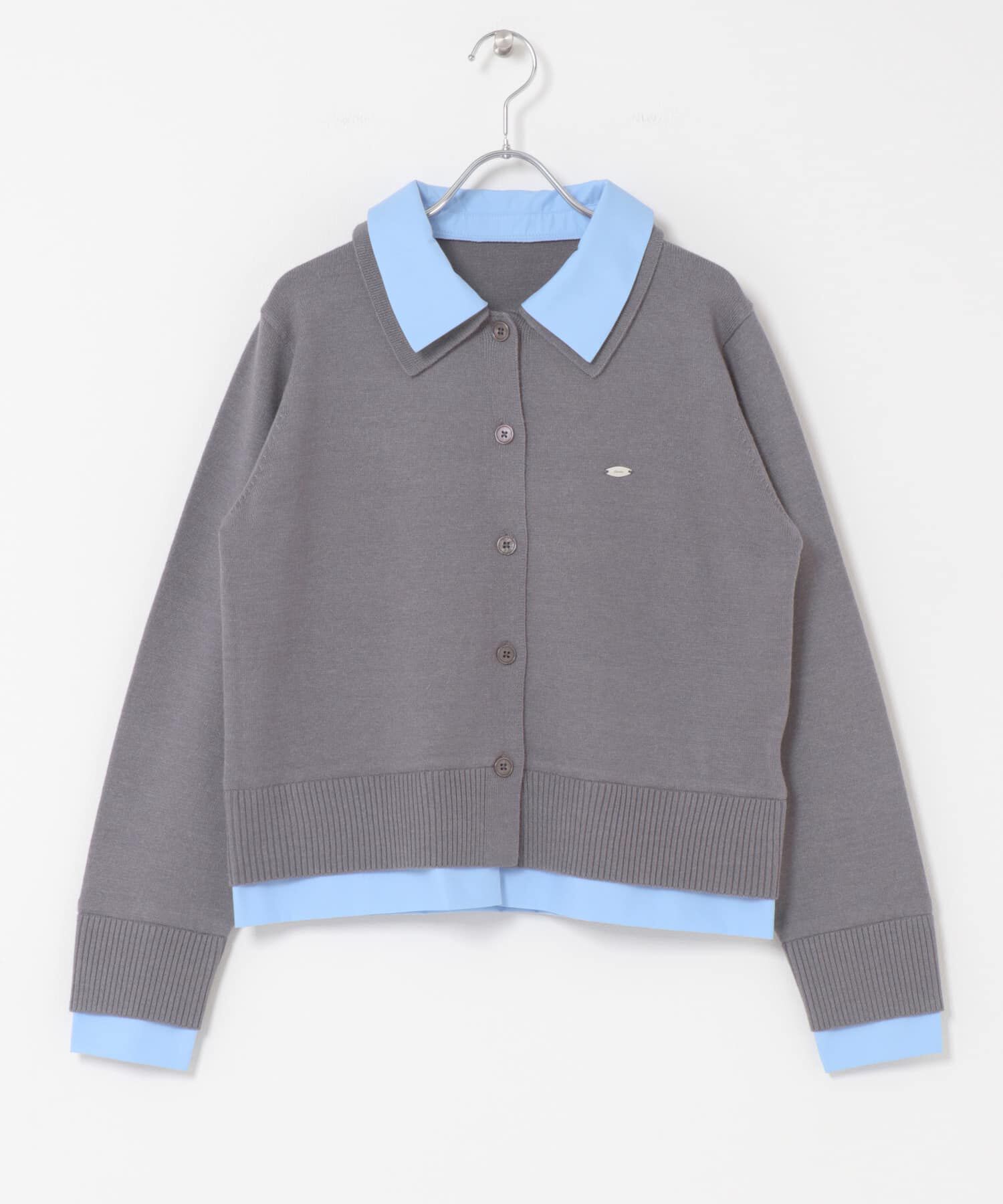 SENSE OF PLACE by URBAN RESEARCH「シャツドッキングニットカーディガン」|ニット・セーター|