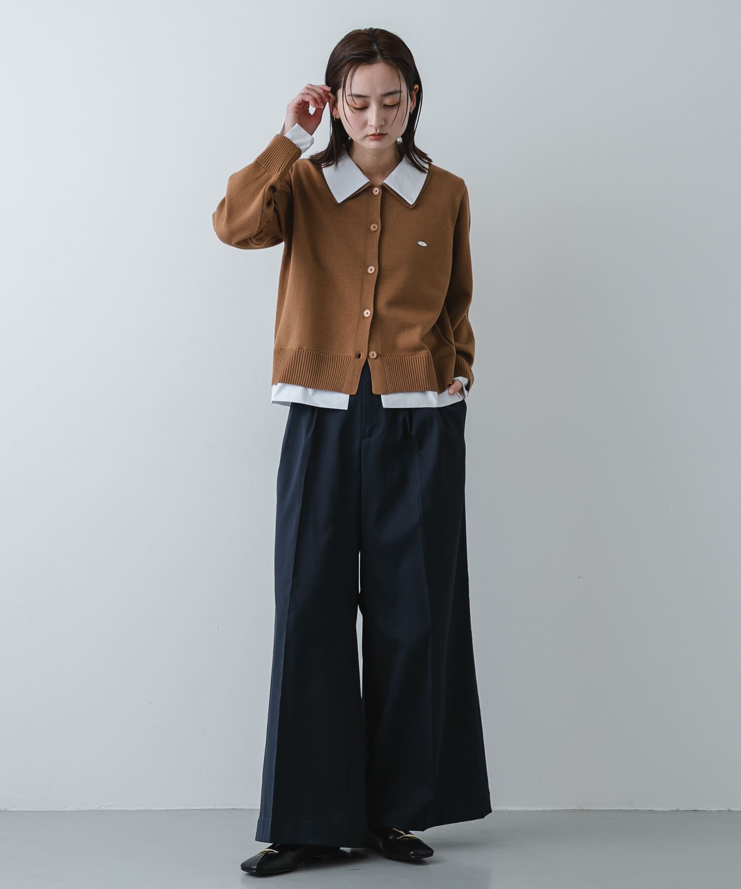 SENSE OF PLACE by URBAN RESEARCH「シャツドッキングニットカーディガン」|ニット・セーター|