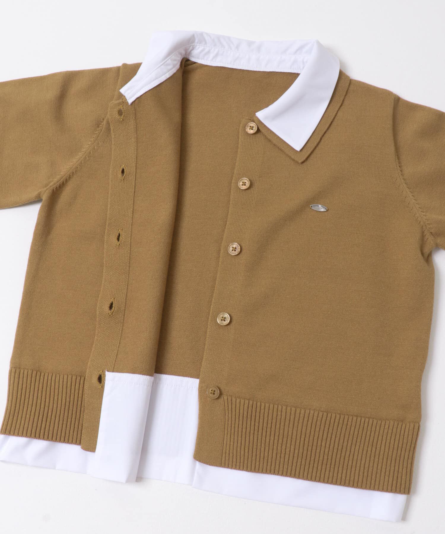 SENSE OF PLACE by URBAN RESEARCH「シャツドッキングニットカーディガン」|ニット・セーター|