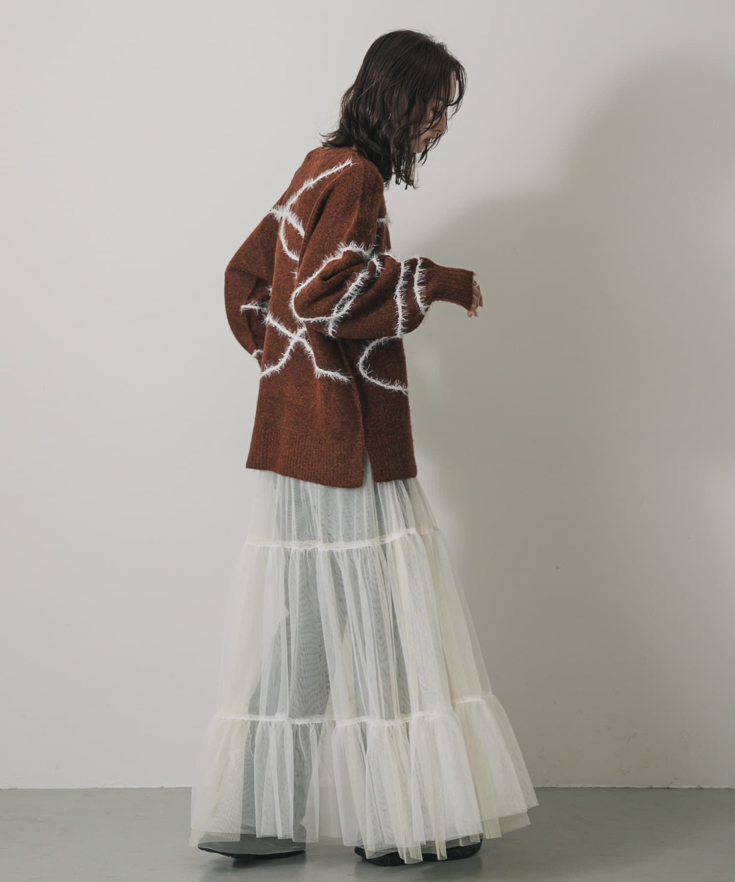 SENSE OF PLACE by URBAN RESEARCH「『2WAY仕様』レイヤードティアードチュールスカート」|スカート|