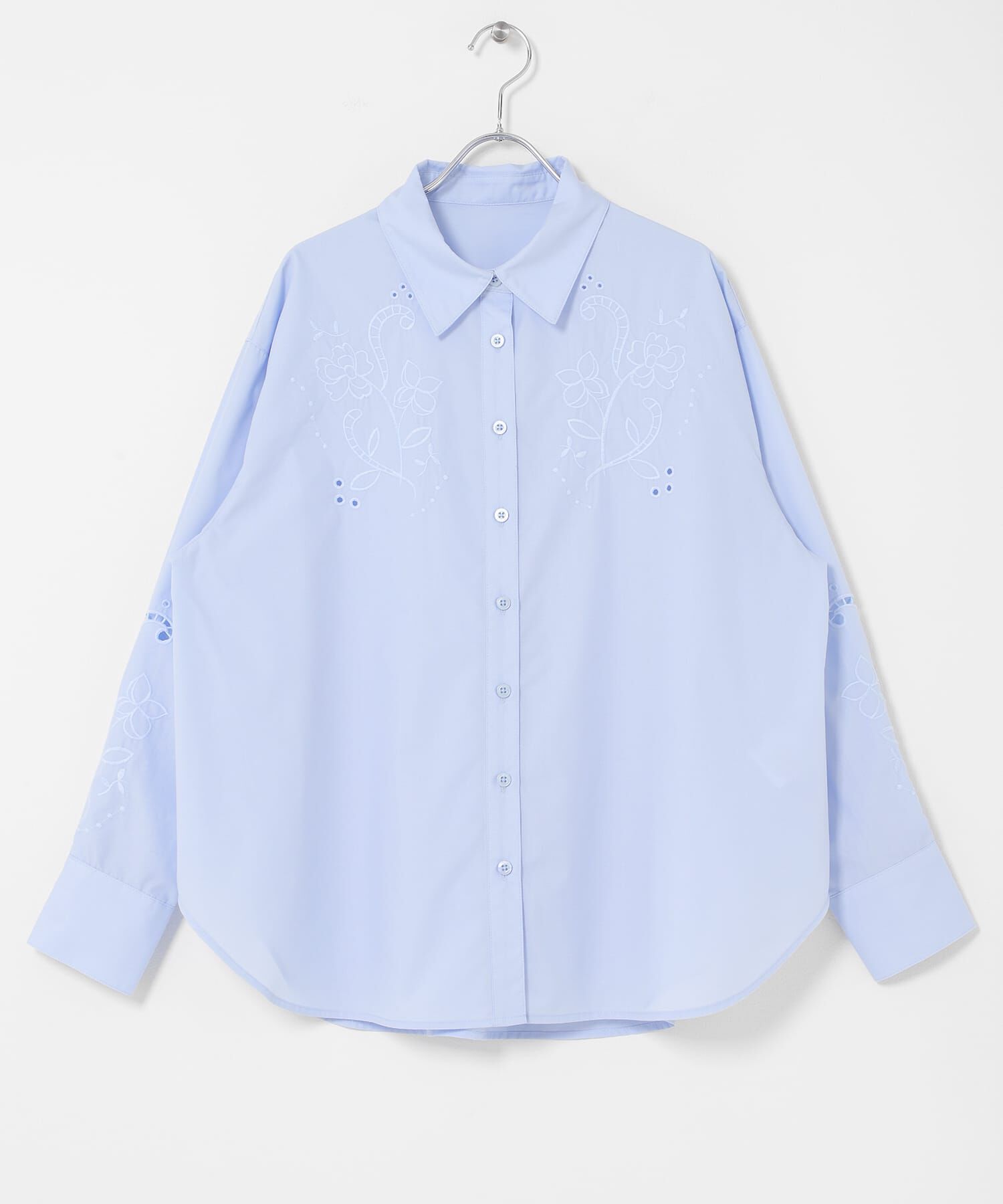 SENSE OF PLACE by URBAN RESEARCH「カットワークエンブロイダリーシャツ」|シャツ・ブラウス|