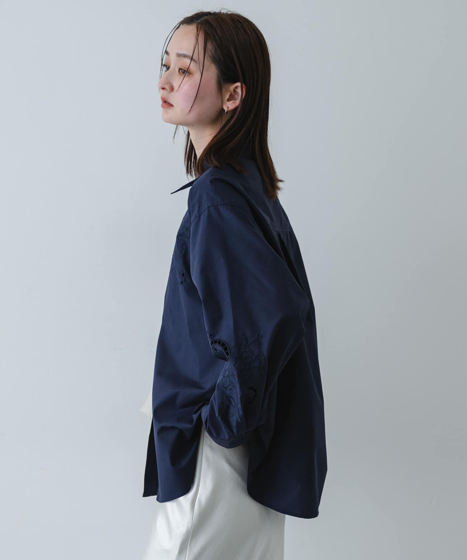 SENSE OF PLACE by URBAN RESEARCH「カットワークエンブロイダリーシャツ」|シャツ・ブラウス|