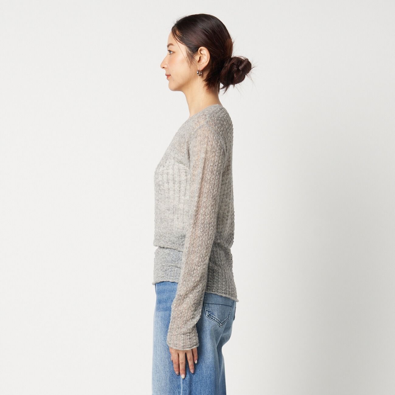 HELIOPOLE「HELIOPOLE POINTAIL LONG SLEEVE KNIT TEE」|ニット・セーター|