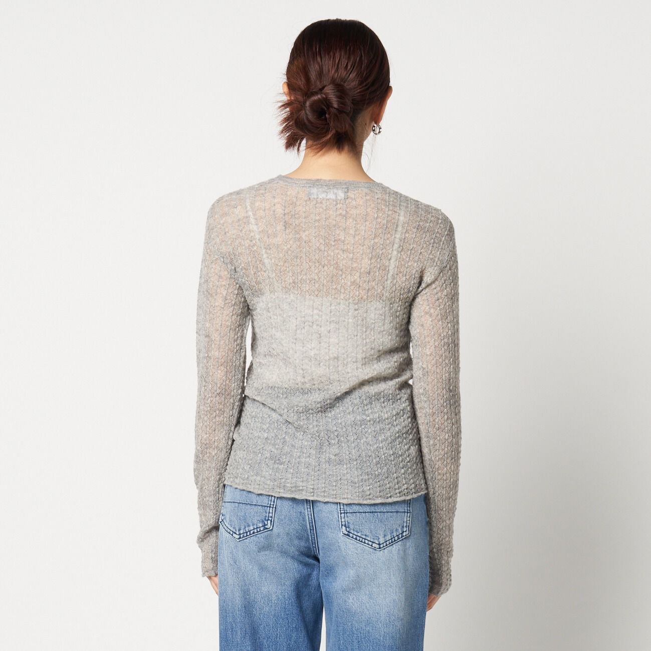 HELIOPOLE「HELIOPOLE POINTAIL LONG SLEEVE KNIT TEE」|ニット・セーター|