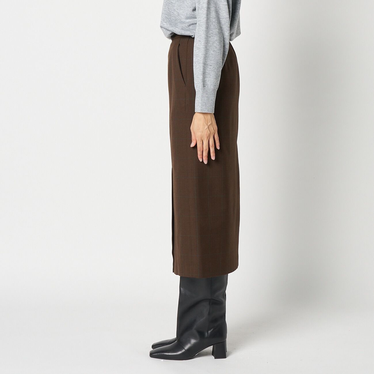 HELIOPOLE「HELIOPOLE CHECK I LINE SKIRT」|スカート|