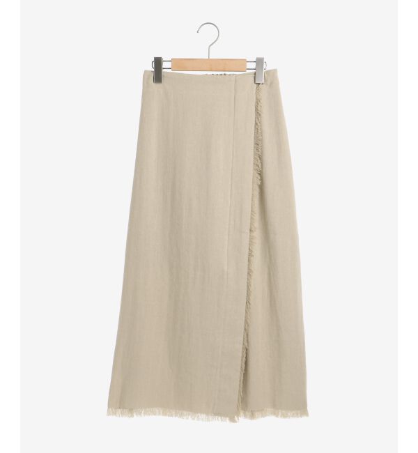 le.coeur blanc「ラップライクフリンジスカート」|スカート|