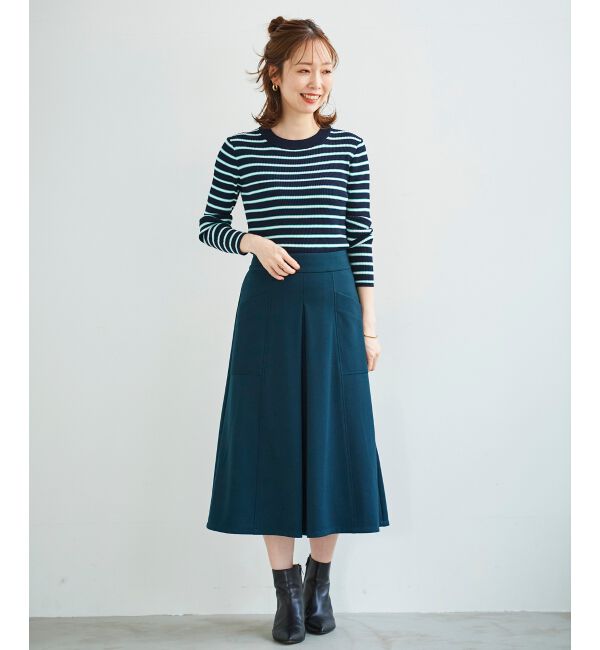 le.coeur blanc「ポンチボックススカート」|スカート|