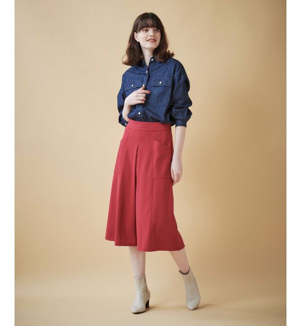 le.coeur blanc「ポンチボックススカート」|スカート|