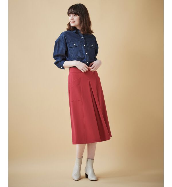 le.coeur blanc「ポンチボックススカート」|スカート|