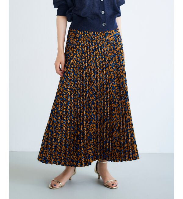 le.coeur blanc「フラワープリーツスカート」|スカート|