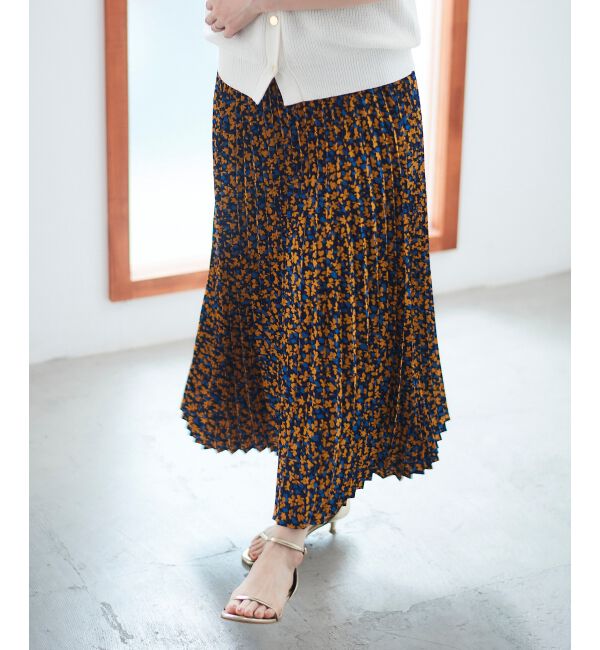 le.coeur blanc「フラワープリーツスカート」|スカート|