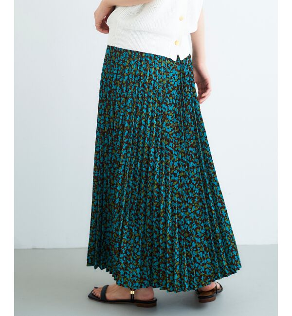 le.coeur blanc「フラワープリーツスカート」|スカート|