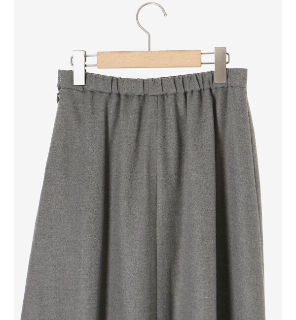 le.coeur blanc「《手洗い可能》カシミヤタッチフレアスカート」|フレア|