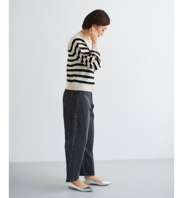 le.coeur blanc「《手洗い可能》パールボタンボリュームスリーブカーディガン」|カーディガン|