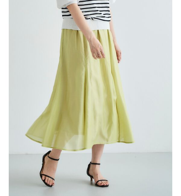 le.coeur blanc「キリカエギャザースカート」|スカート|