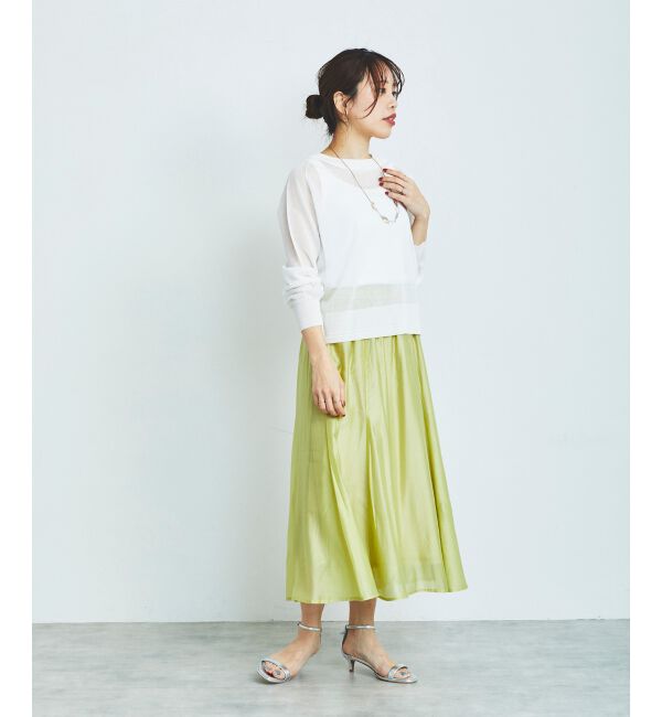 le.coeur blanc「キリカエギャザースカート」|スカート|