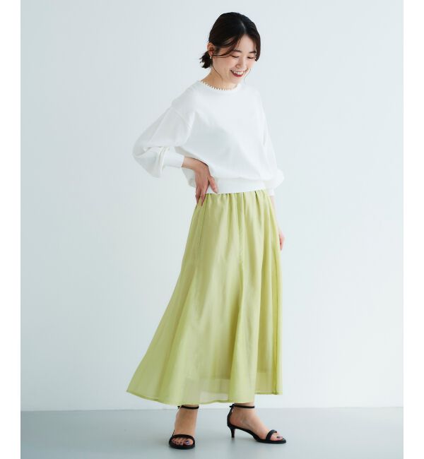 le.coeur blanc「キリカエギャザースカート」|スカート|