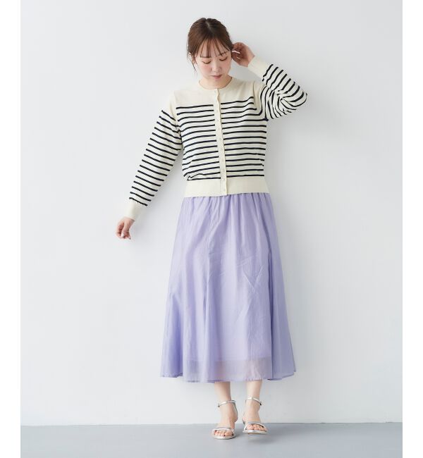 le.coeur blanc「キリカエギャザースカート」|スカート|