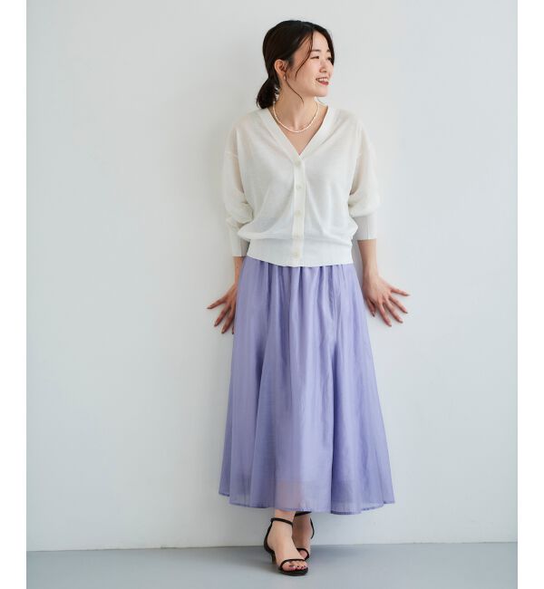 le.coeur blanc「キリカエギャザースカート」|スカート|