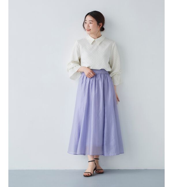 le.coeur blanc「キリカエギャザースカート」|スカート|