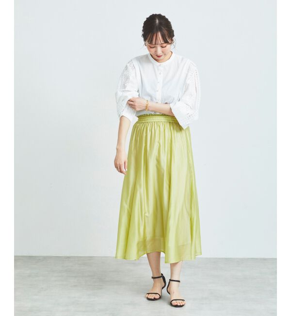 le.coeur blanc「キリカエギャザースカート」|スカート|
