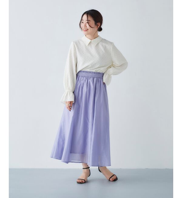 le.coeur blanc「キリカエギャザースカート」|スカート|