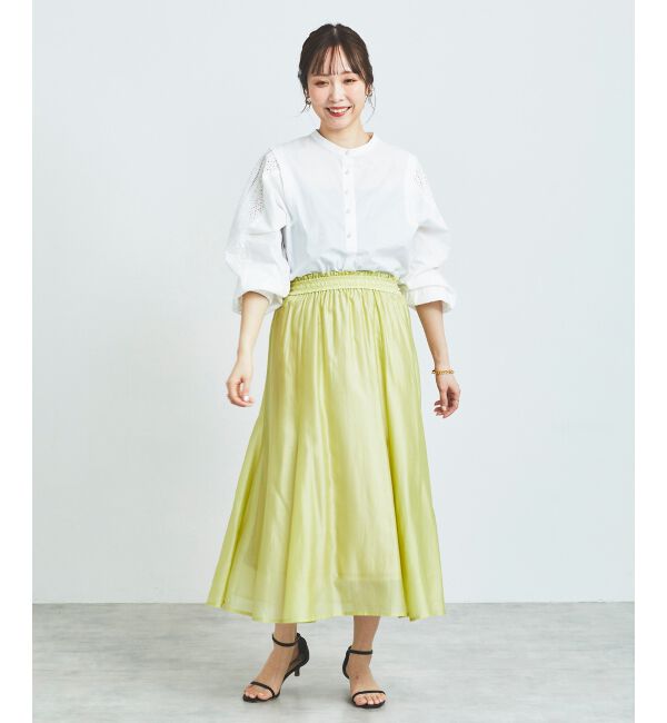 le.coeur blanc「キリカエギャザースカート」|スカート|
