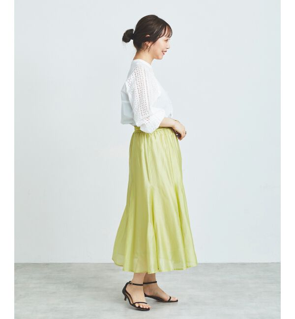 le.coeur blanc「キリカエギャザースカート」|スカート|