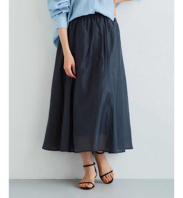 le.coeur blanc「キリカエギャザースカート」|スカート|D／グレー