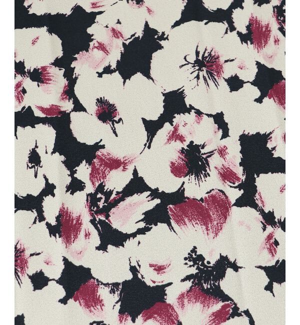 le.coeur blanc「《手洗い可能》フラワープリントギャザースカート」|スカート|