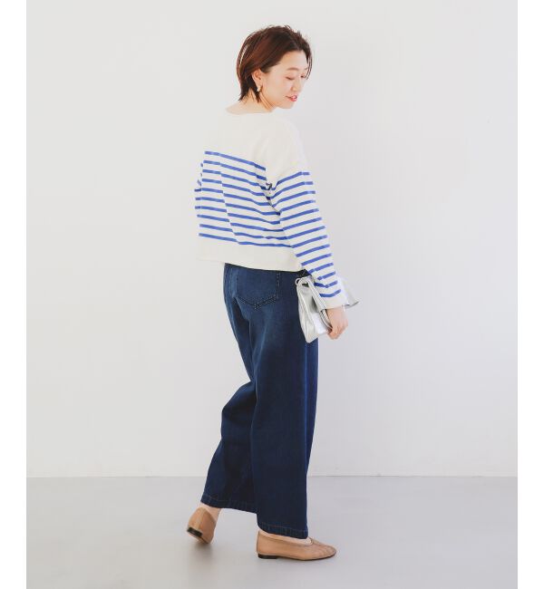 le.coeur blanc「《手洗い可能》TRICOTS JEANMARC ボーダーニット」|ニット・セーター|