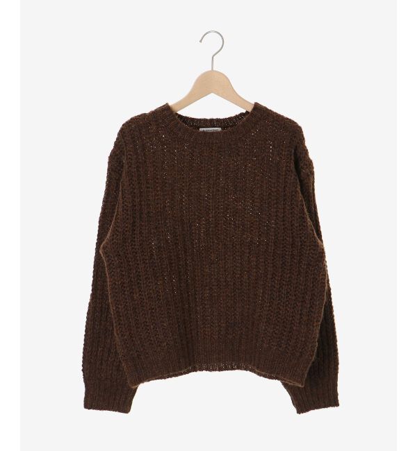  「《WEB限定アイテム》ヘアリーヤーンローゲージニット」|ニット・セーター|