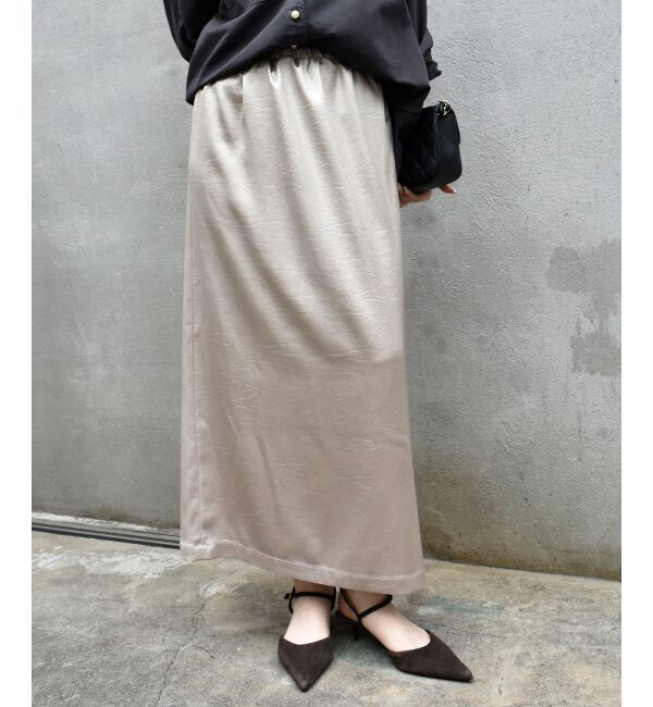  「《手洗い可能》シャイニーナロースカート」|スカート|