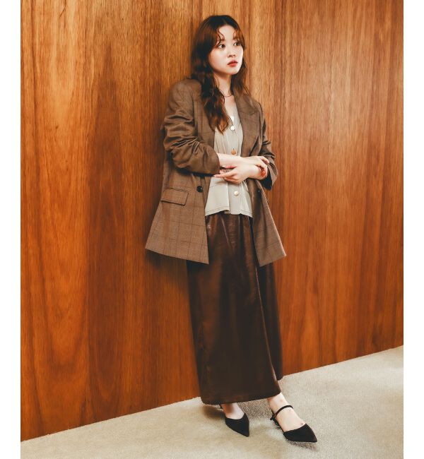  「《手洗い可能》シャイニーナロースカート」|スカート|