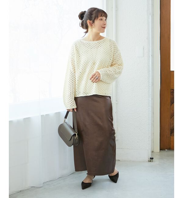  「《手洗い可能》シャイニーナロースカート」|スカート|