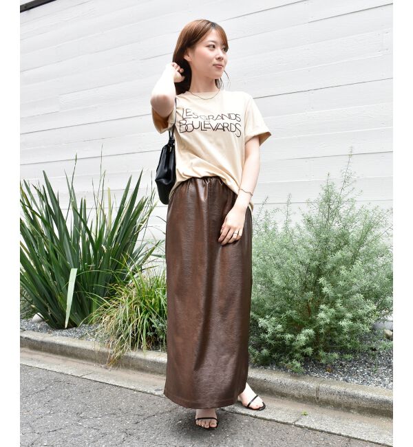  「《手洗い可能》シャイニーナロースカート」|スカート|